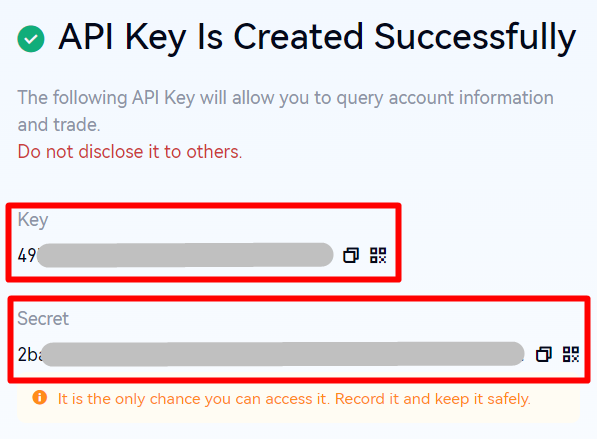 Cryptobots.io API Key submission page with fields for API Key and Secret Key.