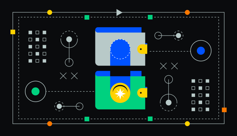 Automated trading system interface showing crypto exchange connections
